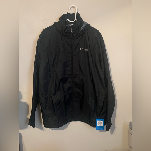NEW WITH TAG | Men’s Columbia Hooded Rain Jacket - Picture 1 of 4